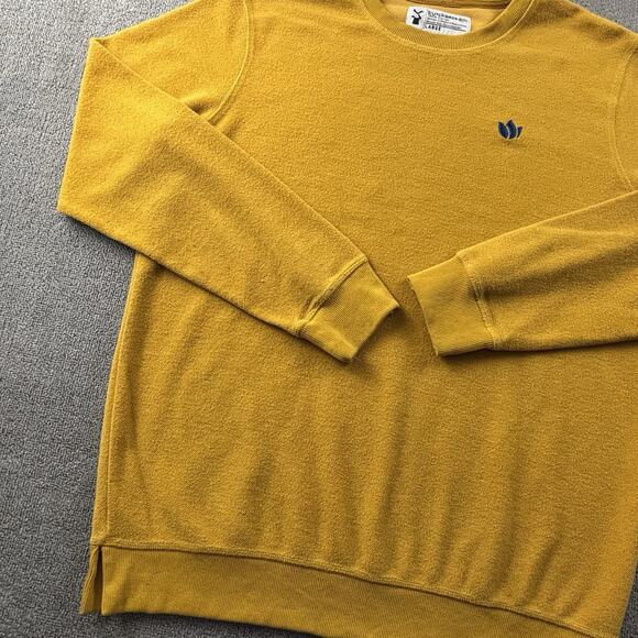 Dutch Bros Sweater Adult Large Yellow Long Sleeve Casual Coffee Men's - Picture 7 of 14